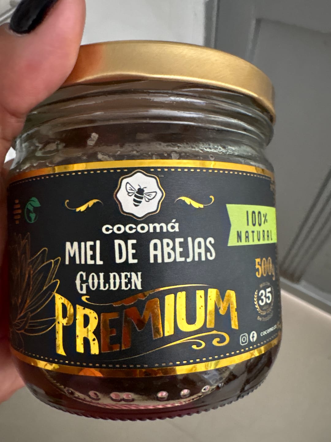 Customer photo review of Miel Con Panal Origen Tierra Alta Córdoba