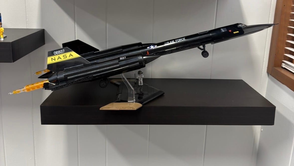 Customer photo review of COBI EXECUTIVE EDITION Lockheed SR-71 Blackbird : Set #5890