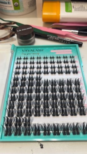 Customer photo review of CANDY Lash Clusters