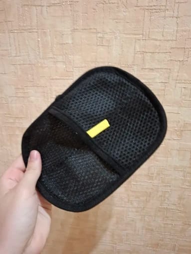 Customer photo review of Pet Hair Removal Glove