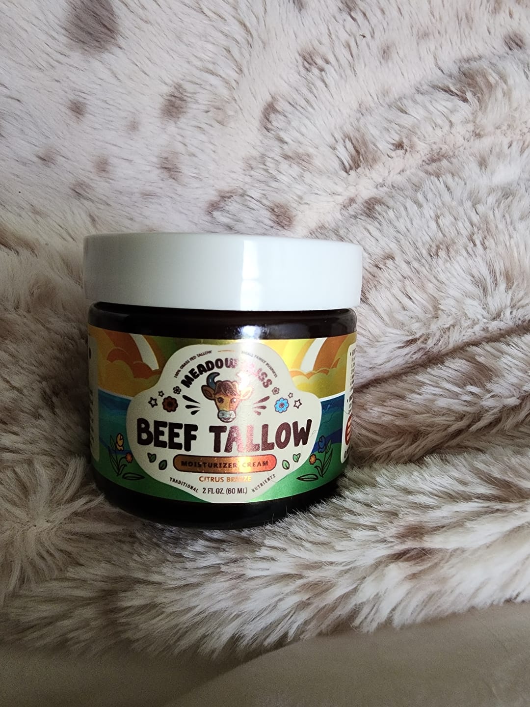 Customer photo review of Meadow Bliss Beef Tallow (Citrus Breeze)