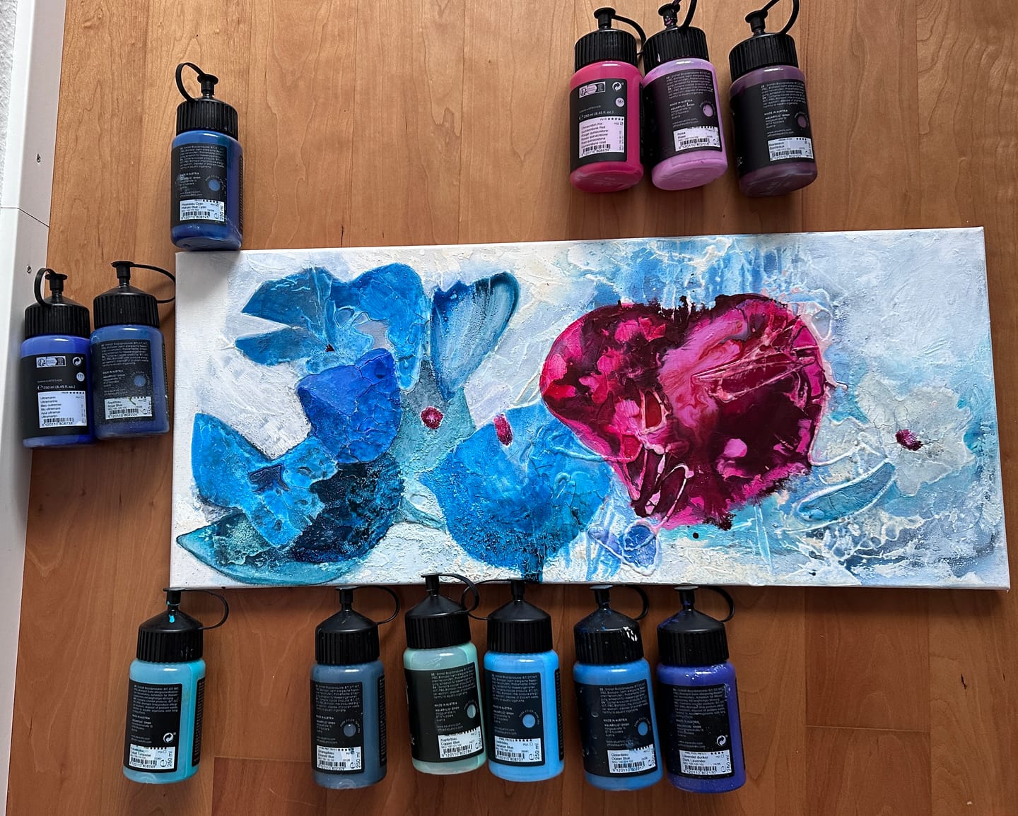 Customer photo review of Aquarylic Color - Coelinblau