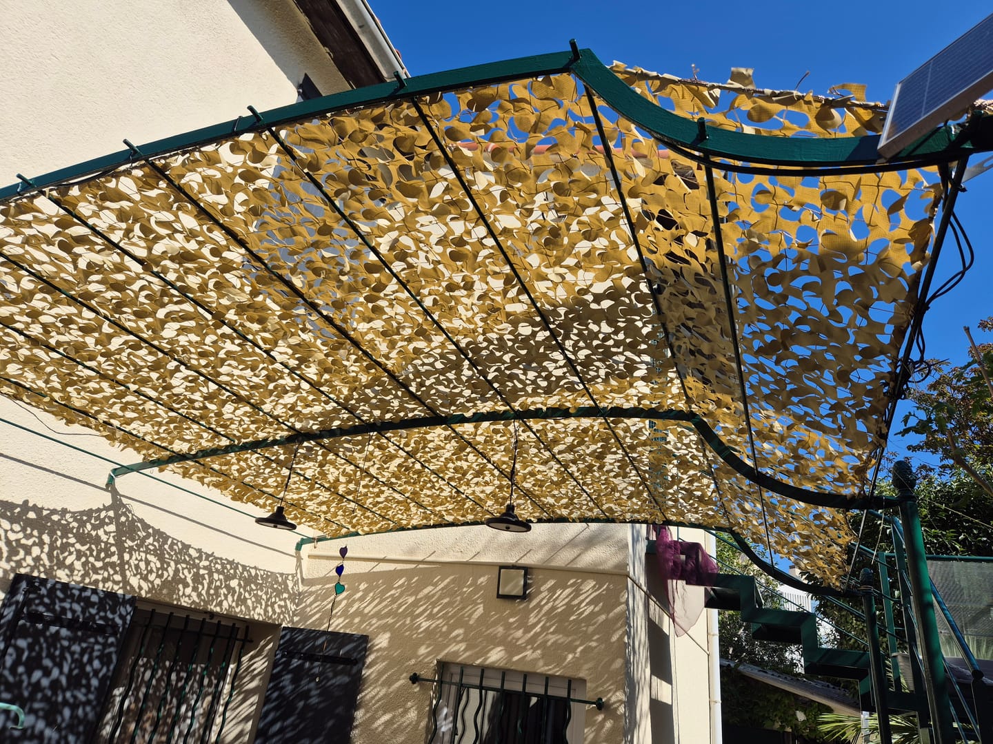 Customer photo review of Filet de camouflage renforcé sable