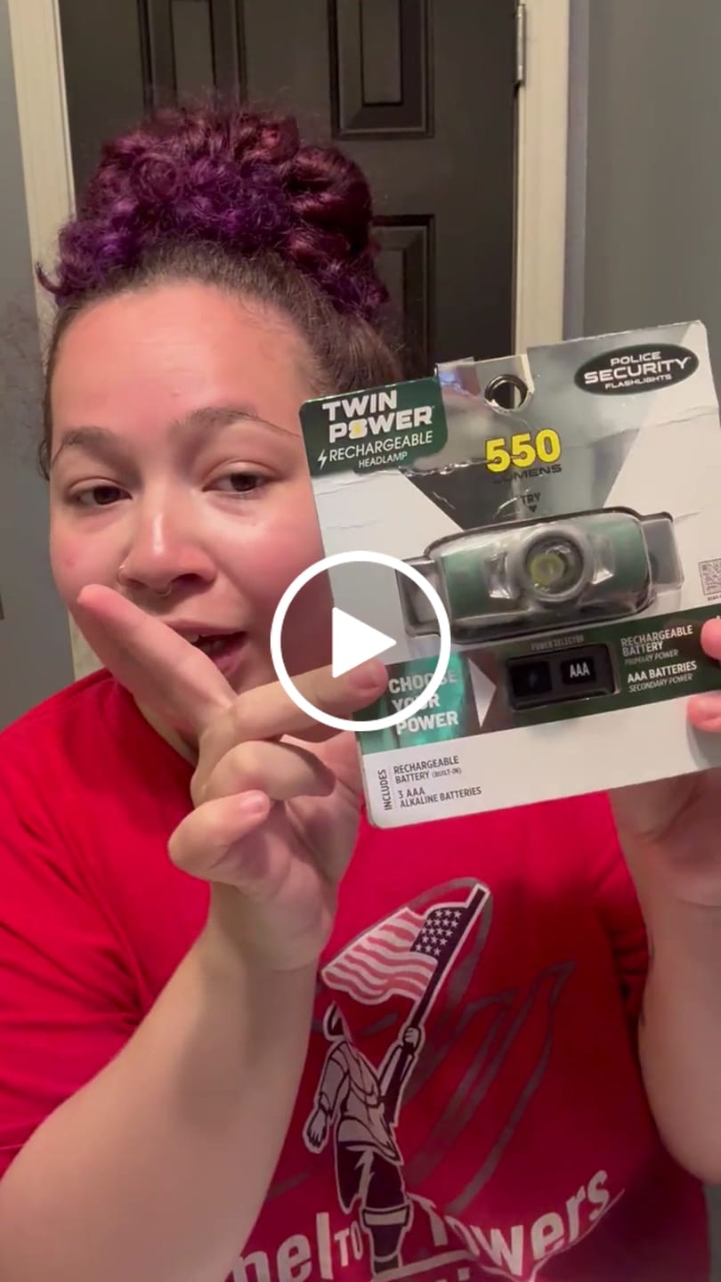 Customer video review of TWIN POWER 550 LUMEN LED HEADLAMP