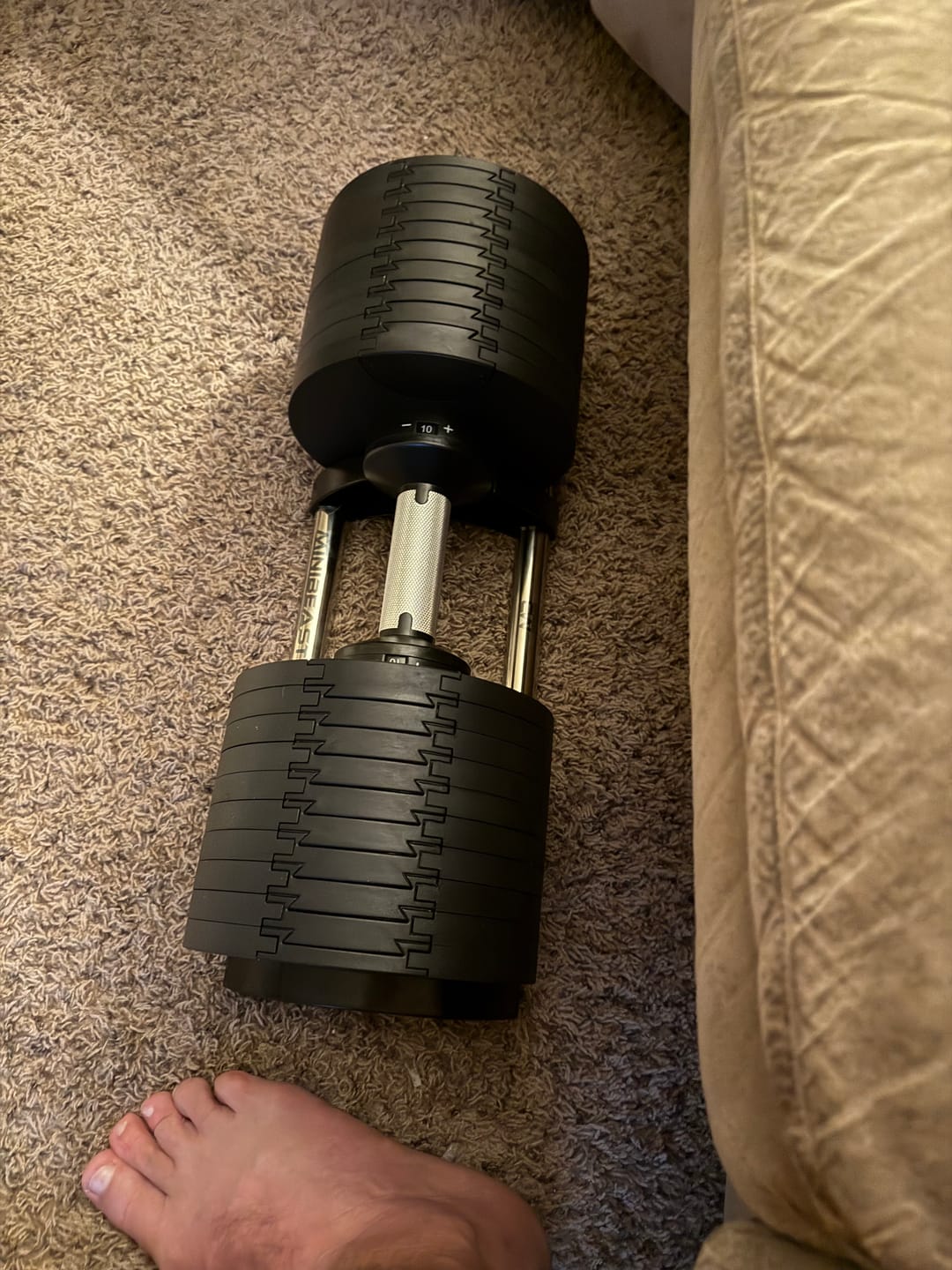 Customer photo review of MB PRO Adjustable Dumbbell 100lb