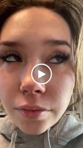 Customer photo review of CANDY Lash Clusters