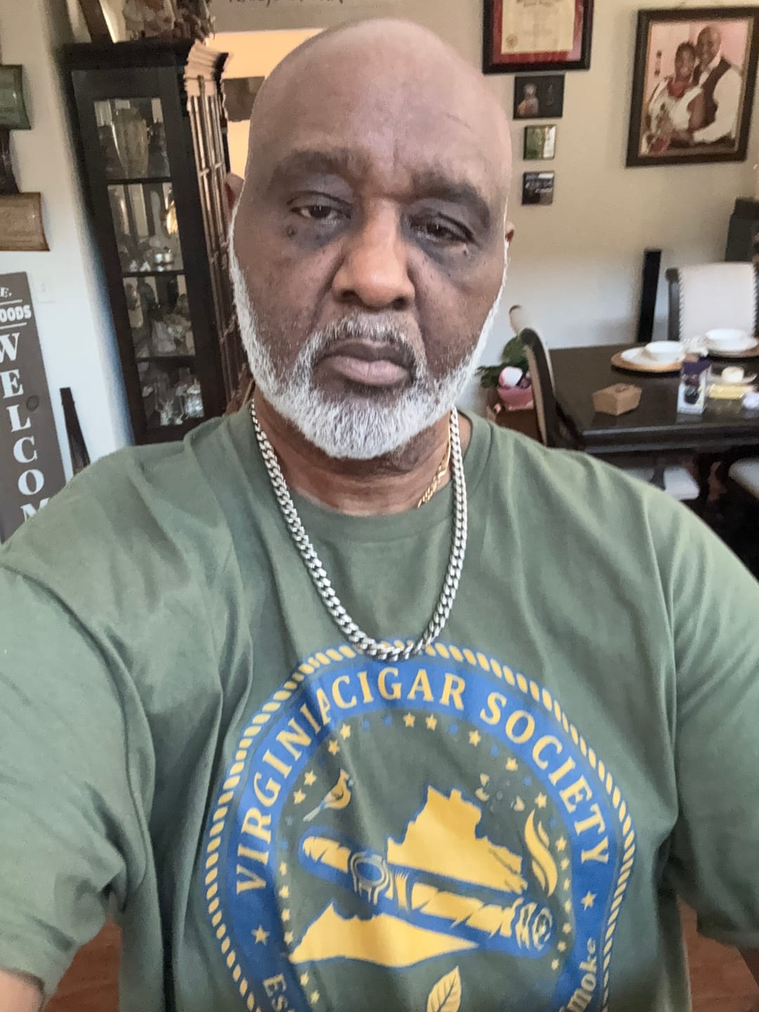 Customer photo review of Virginia Cigar Society Softstyle T Shirt