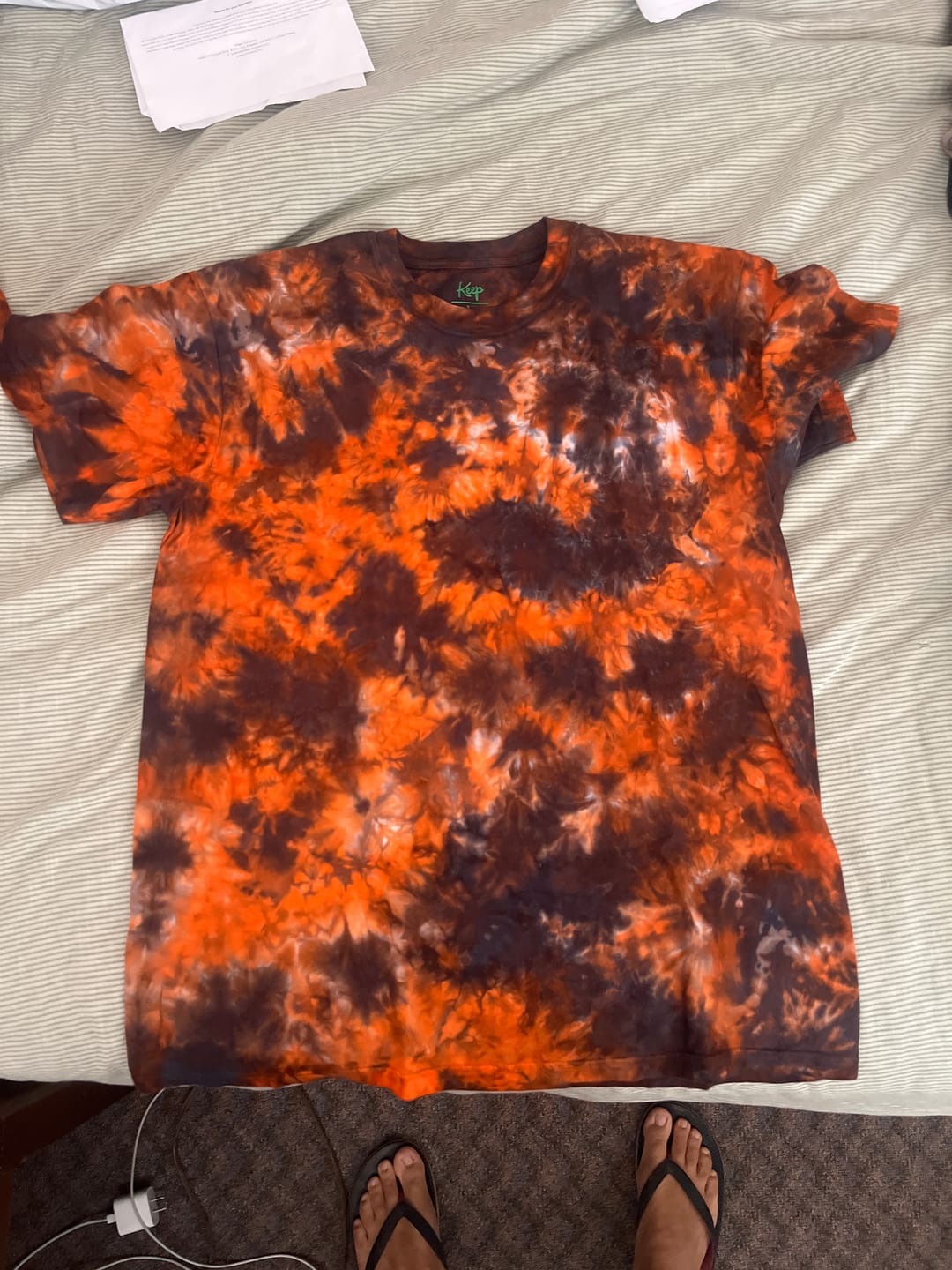 Customer photo review of Crystal-Dyed T-Shirt – All Hallows
