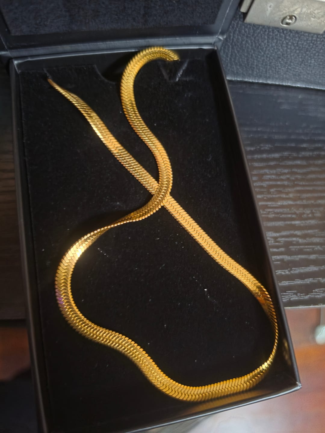 Customer photo review of Herringbone Chain - 5mm