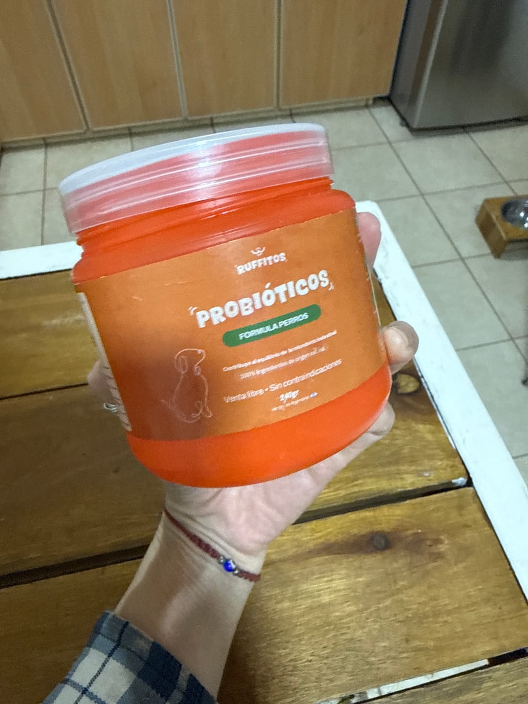 Customer photo review of Probioticos para perros