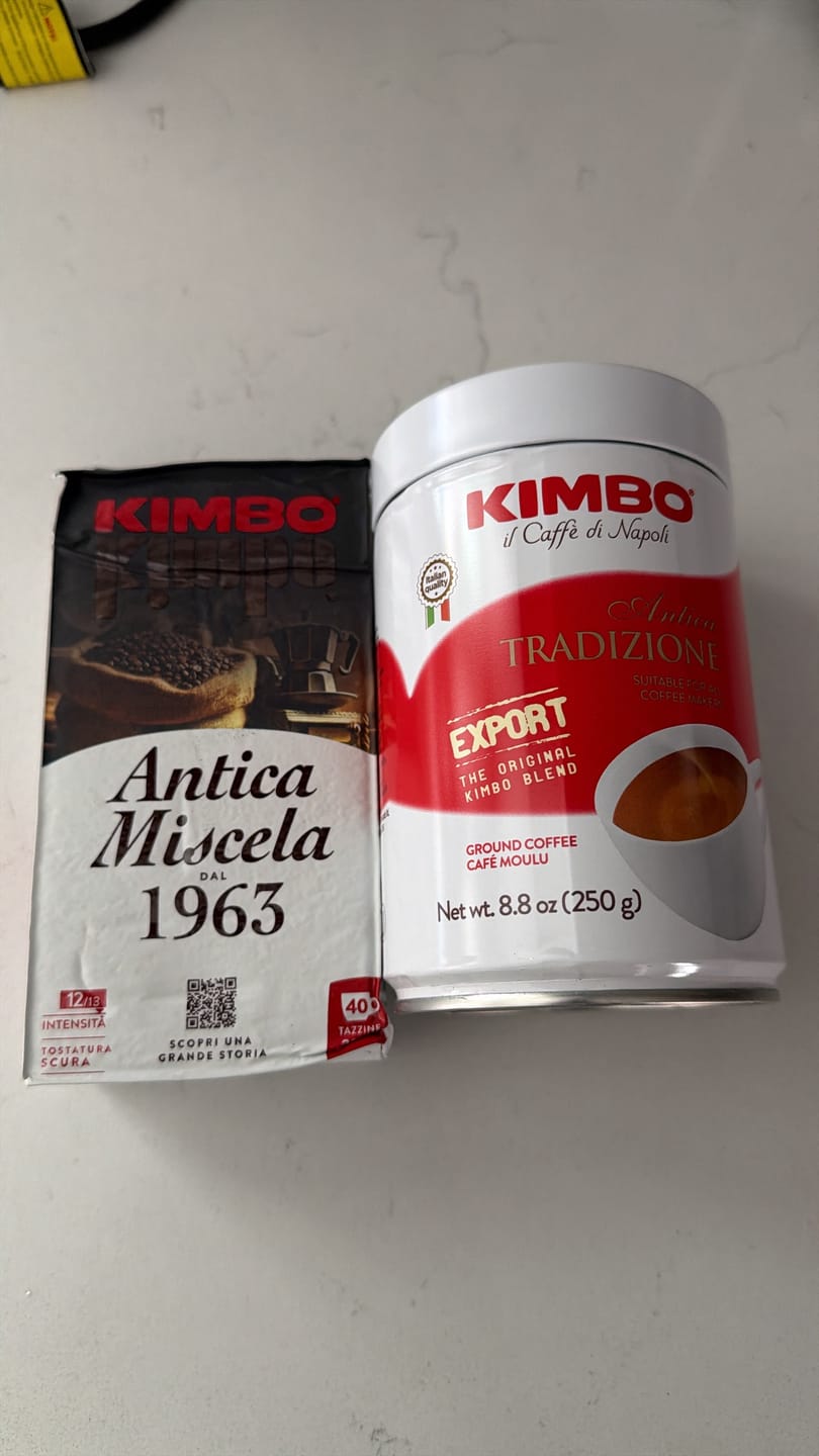 Customer photo review of ANTICA MISCELA 1963 - Ground Coffee 226gr