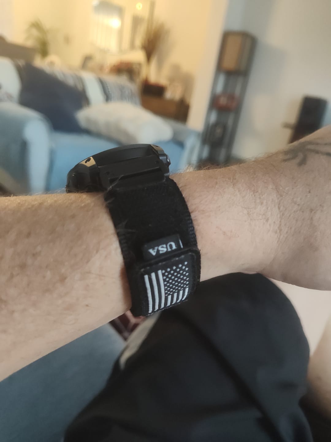 Customer photo review of Garmin Fenix Nylon Strap - Tough, Tactical, QuickFit Band