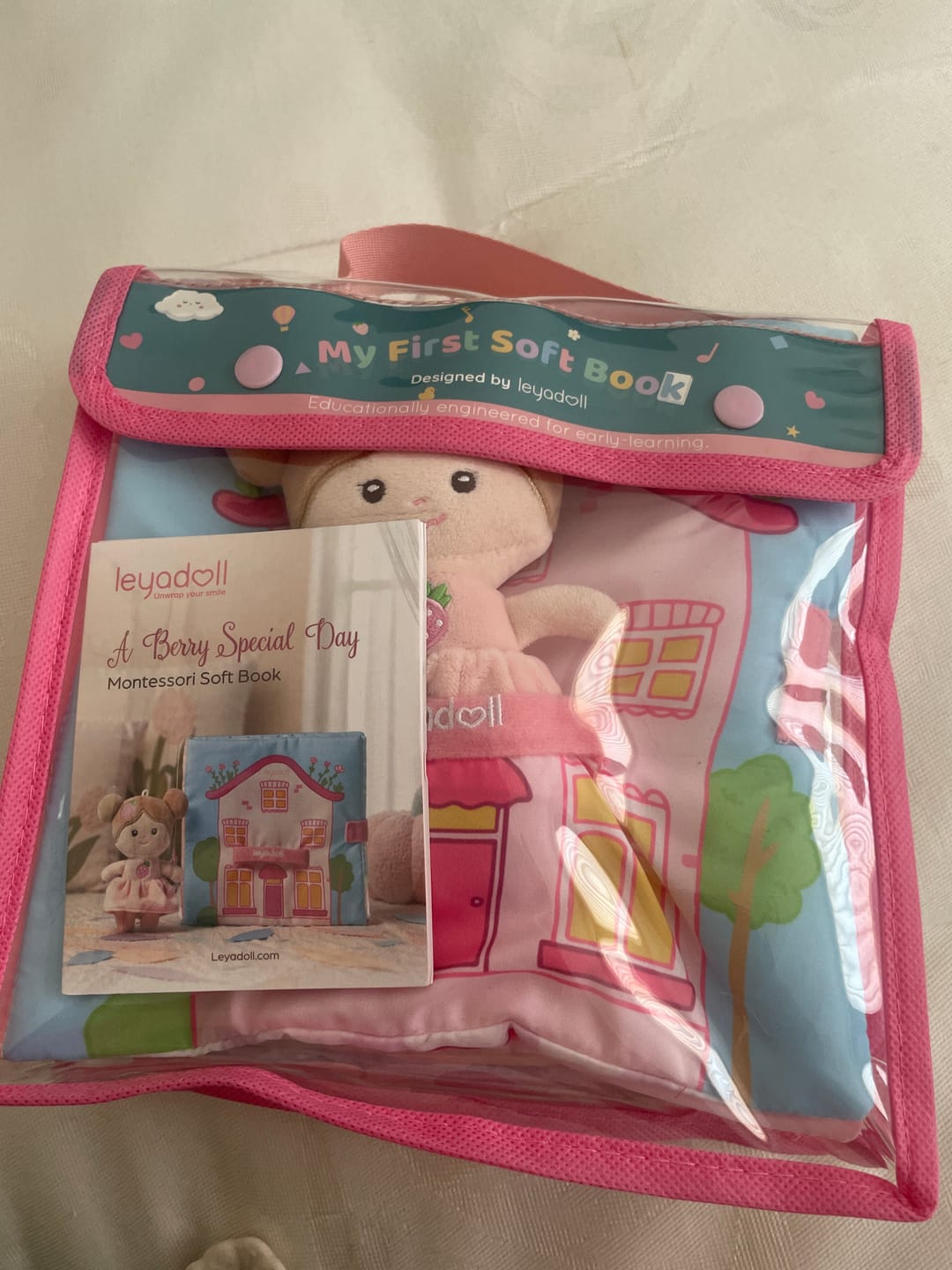 Customer photo review of A Berry Special Day -  Personalized Montessori Soft Book