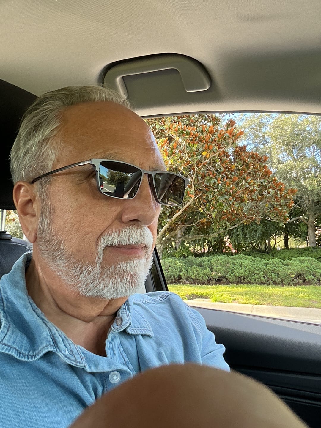 Customer photo review of Jensen | Titanium Magnetic Clip-on Eyeglasses Sunglasses | ZanyLen Best Sellers