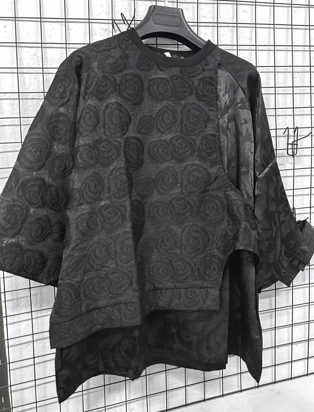 Customer photo review of Yamamoto Dark Rose Fake-Two-Piece Tee