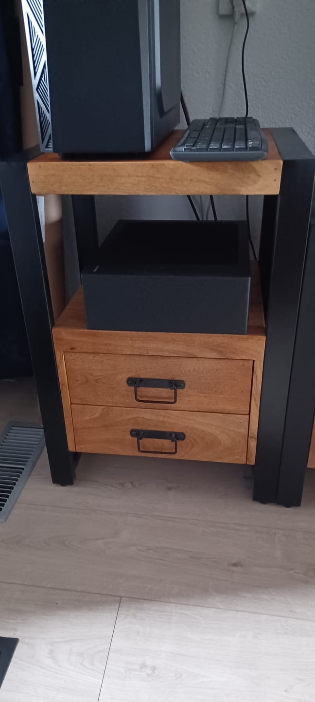 Customer photo review of Mango Houten Nachtkastje Britt – 50x40x70cm | Warme Kleurtint Collectie