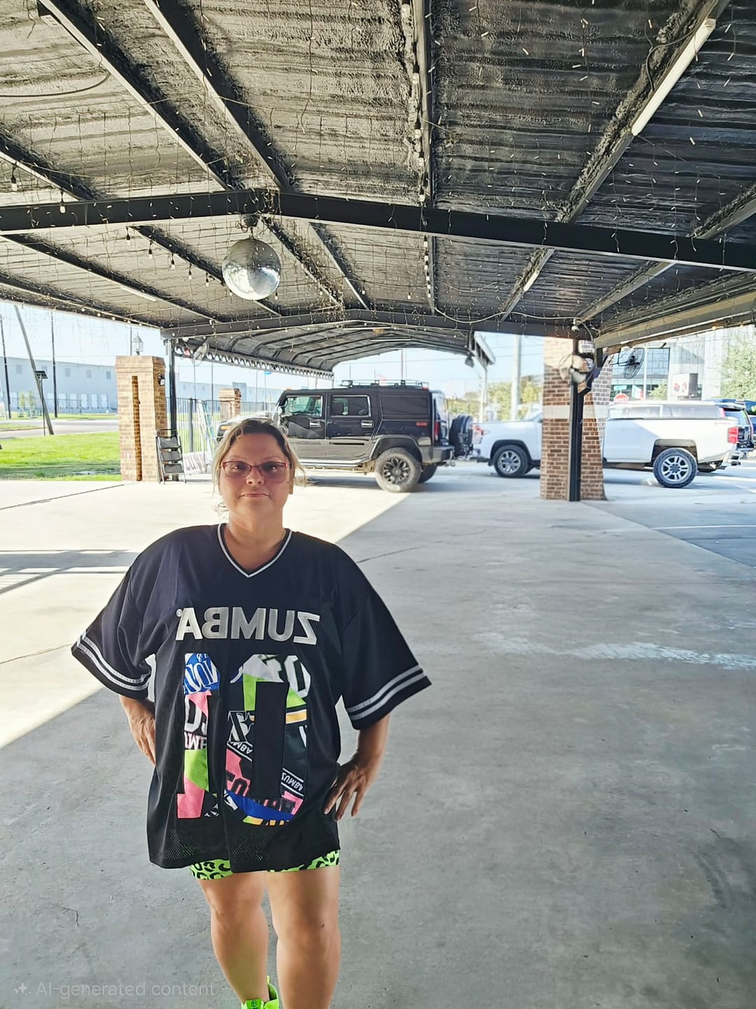 Customer photo review of Dale-Z Oversized Sports Jersey