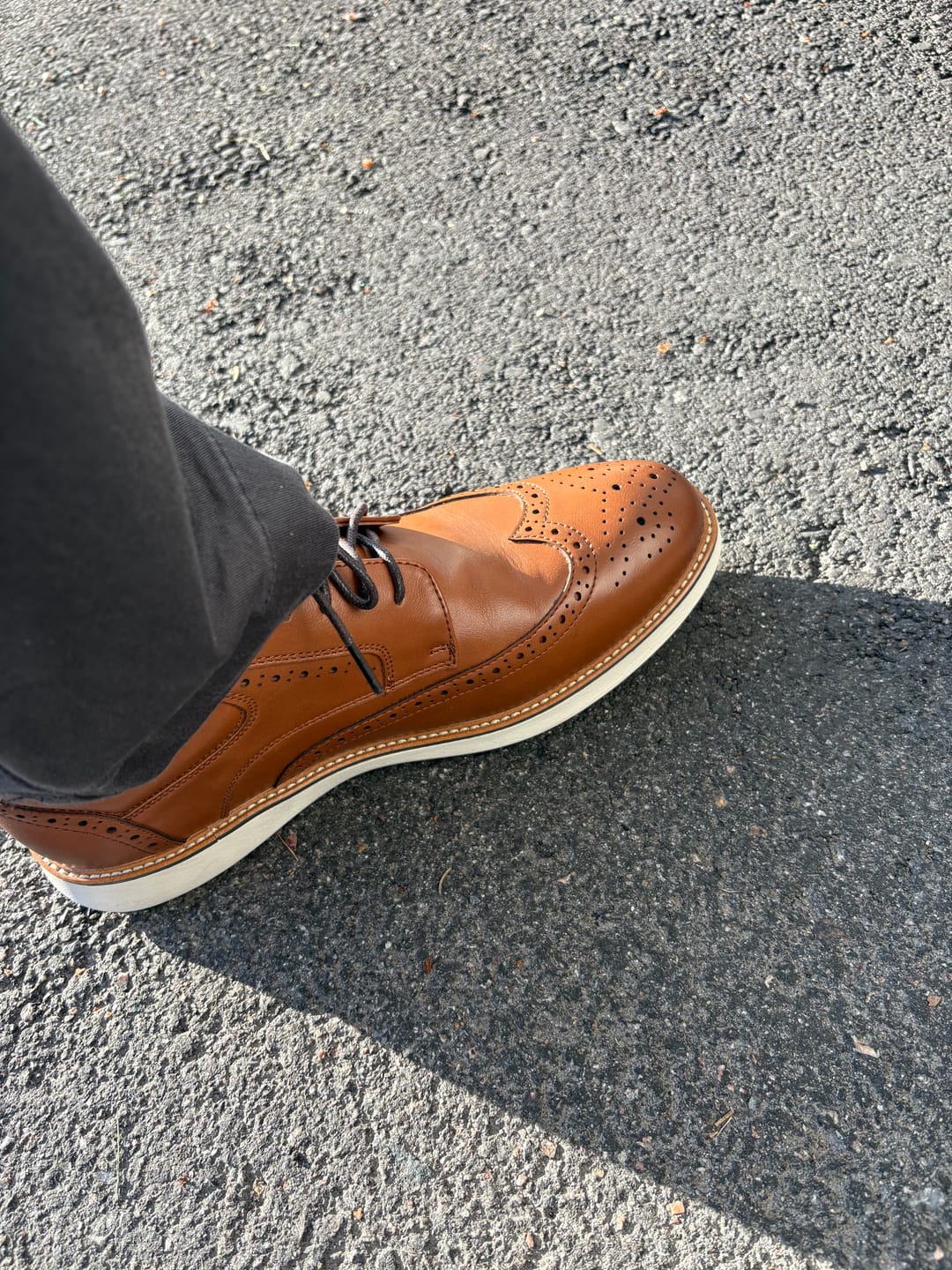 Customer photo review of Okra Leisure Brogue Shoes