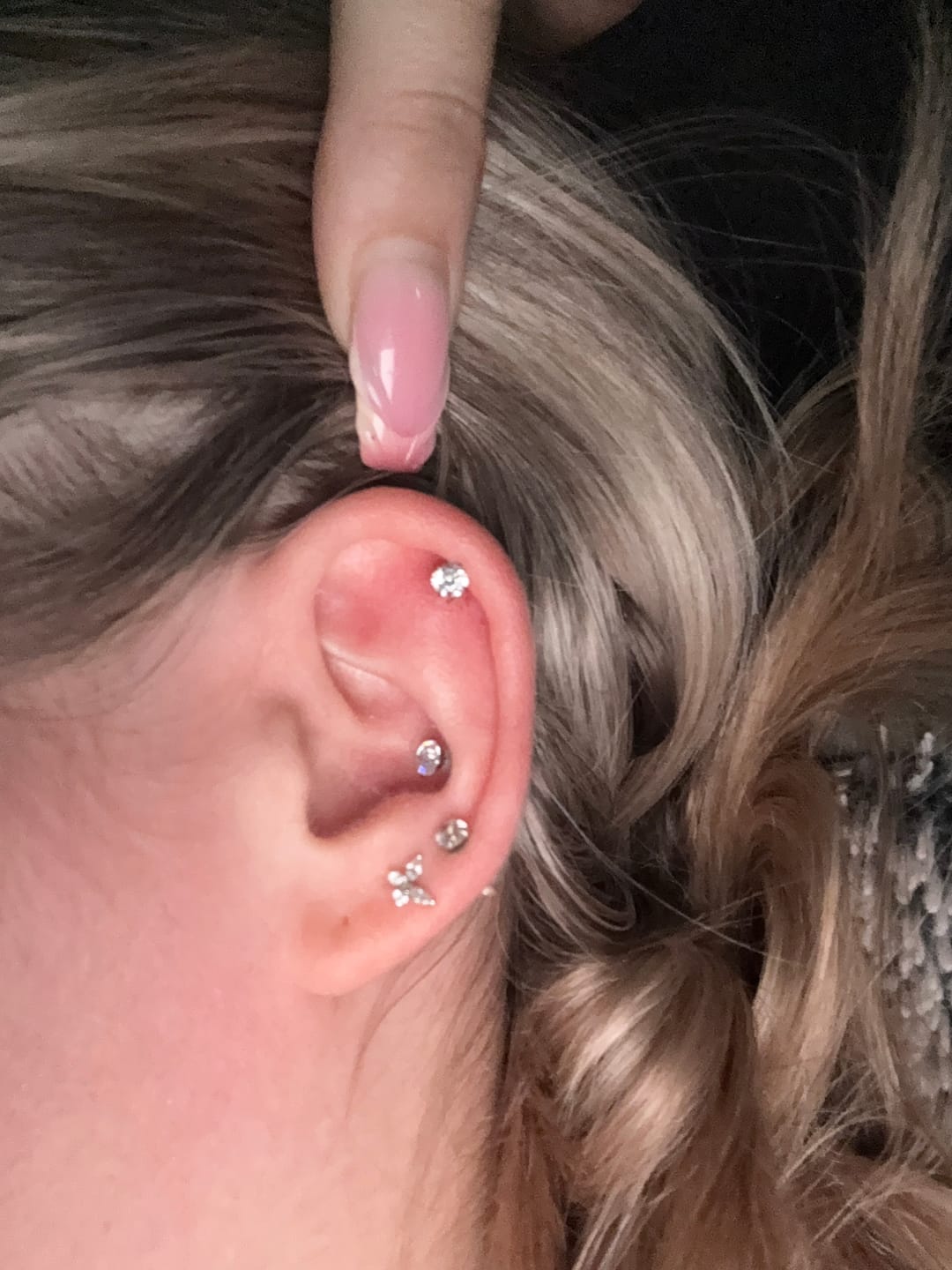 Customer photo review of Britney Piercing | Titan