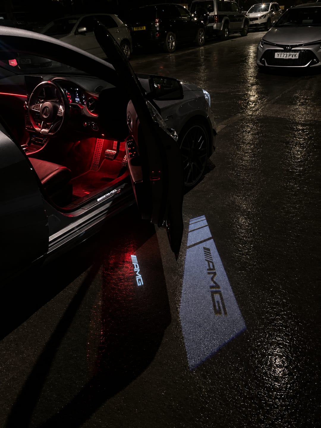 Customer photo review of MERCEDES DOOR LIGHTS