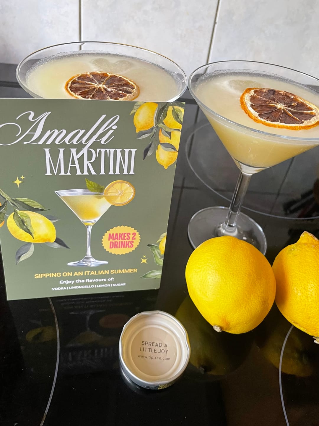 Customer photo review of Monthly Cocktail Subscription Box