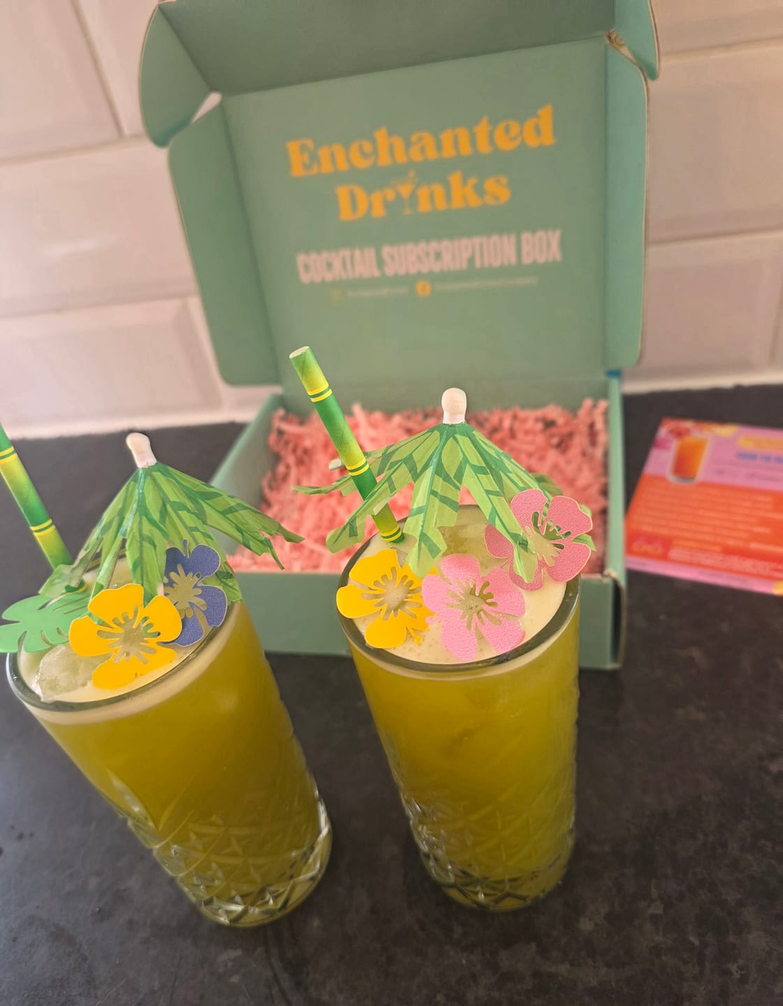 Customer photo review of Monthly Cocktail Subscription Box