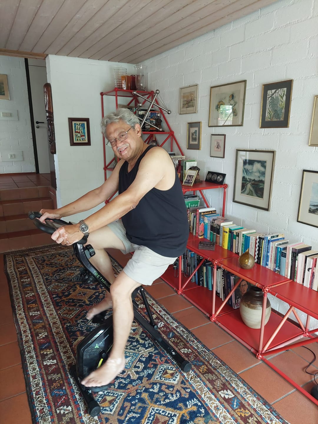 Customer photo review of Tretmann HOME - Klappbarer Heimtrainer