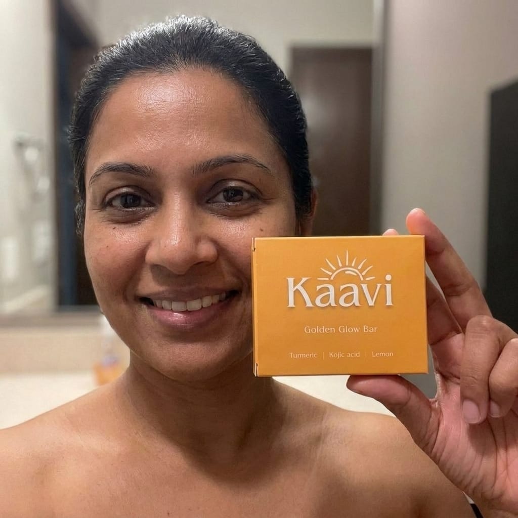 Customer photo review of Kaavi Golden Glow Bar