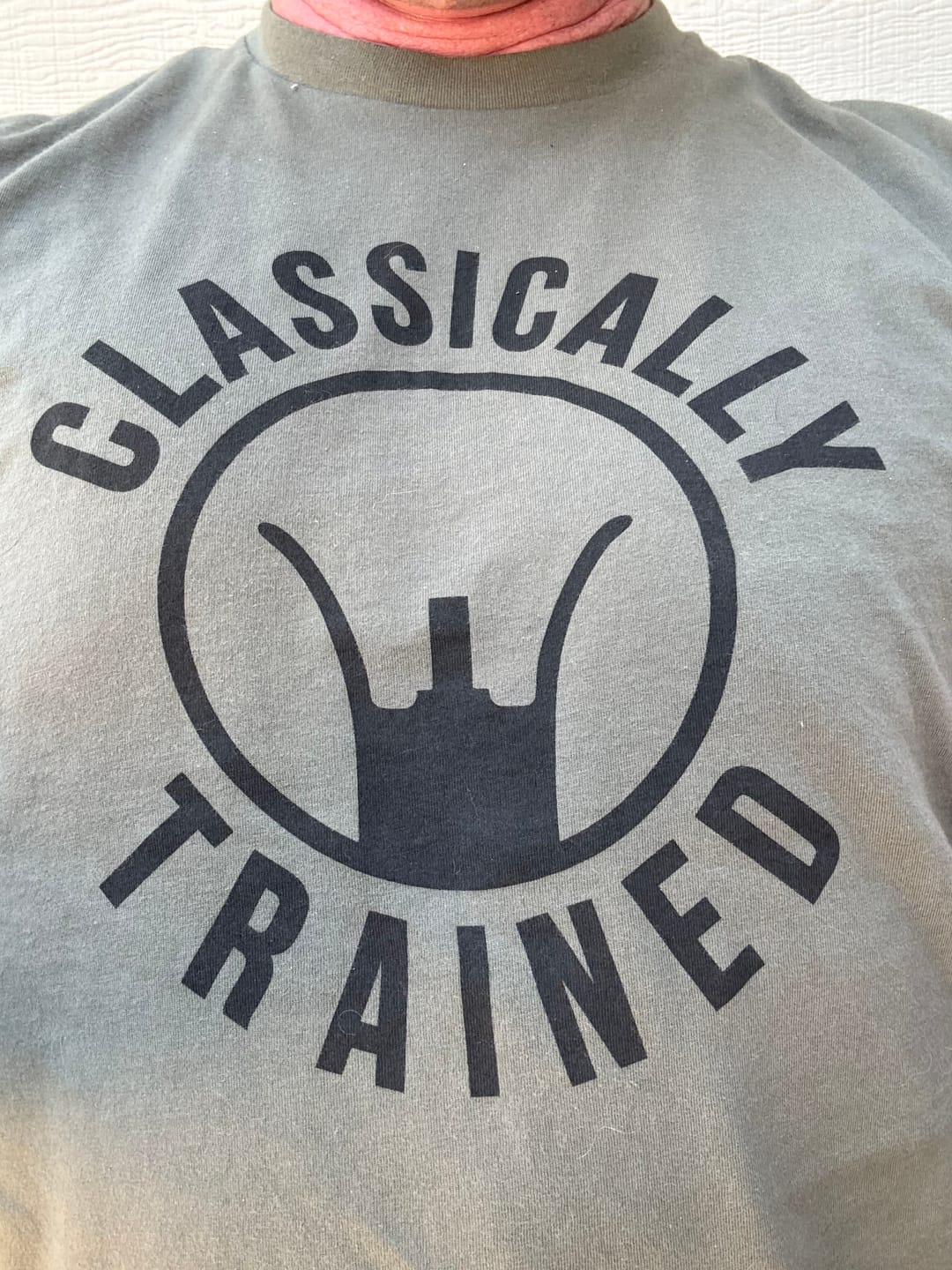 Customer photo review of Classically Trained T-Shirt