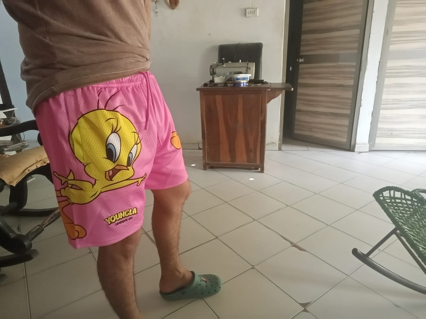 Customer photo review of 1098 - Looney Tunes Basketball Shorts