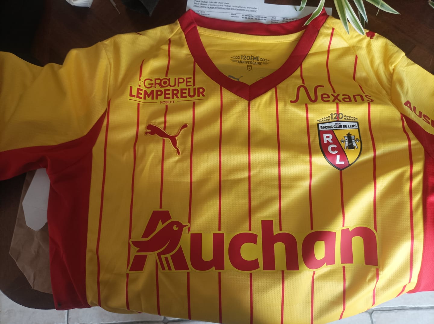 Customer photo review of Maillot RC Lens domicile 25/26