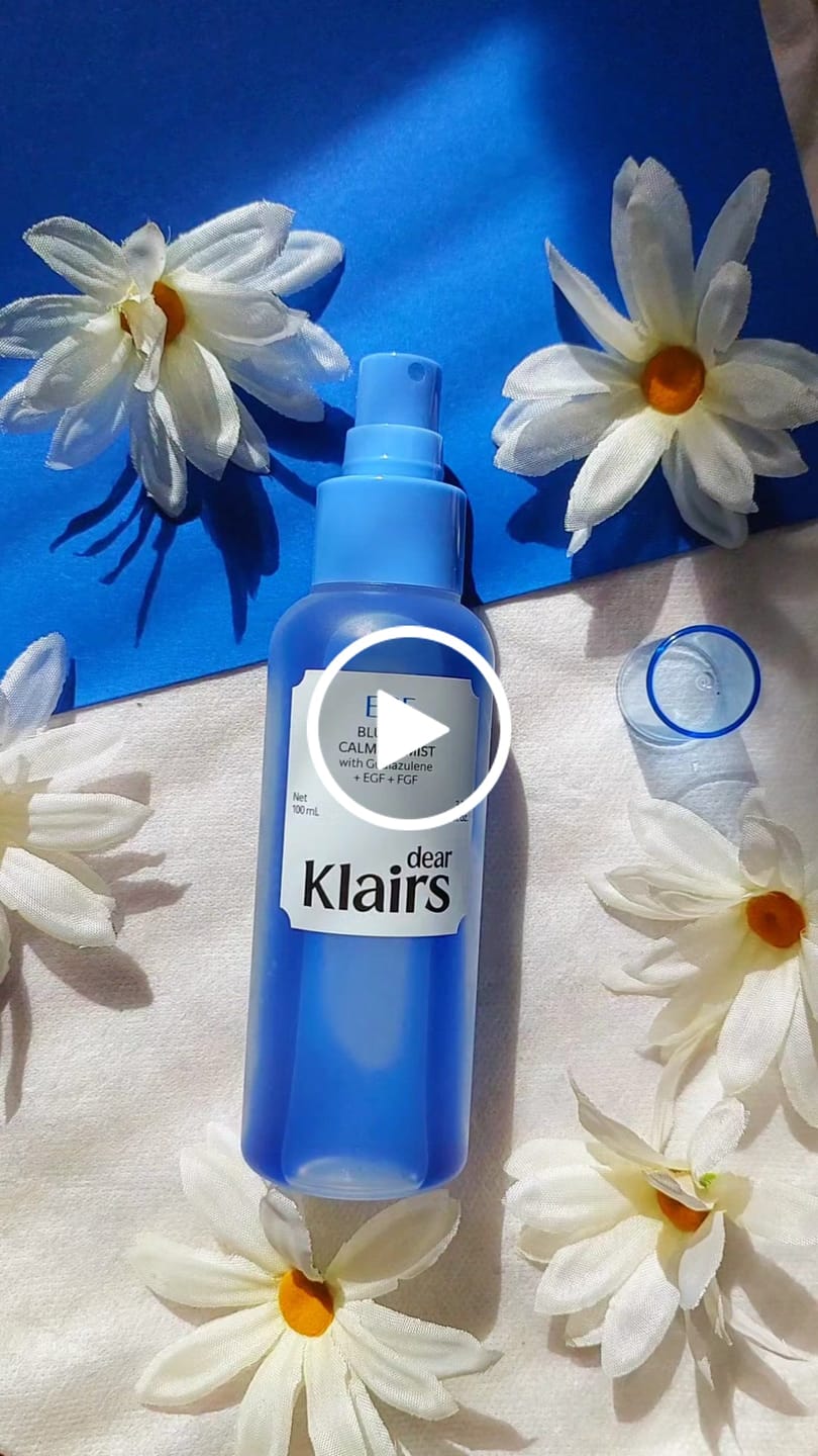 Customer video review of Blue EGF Calming Mist
