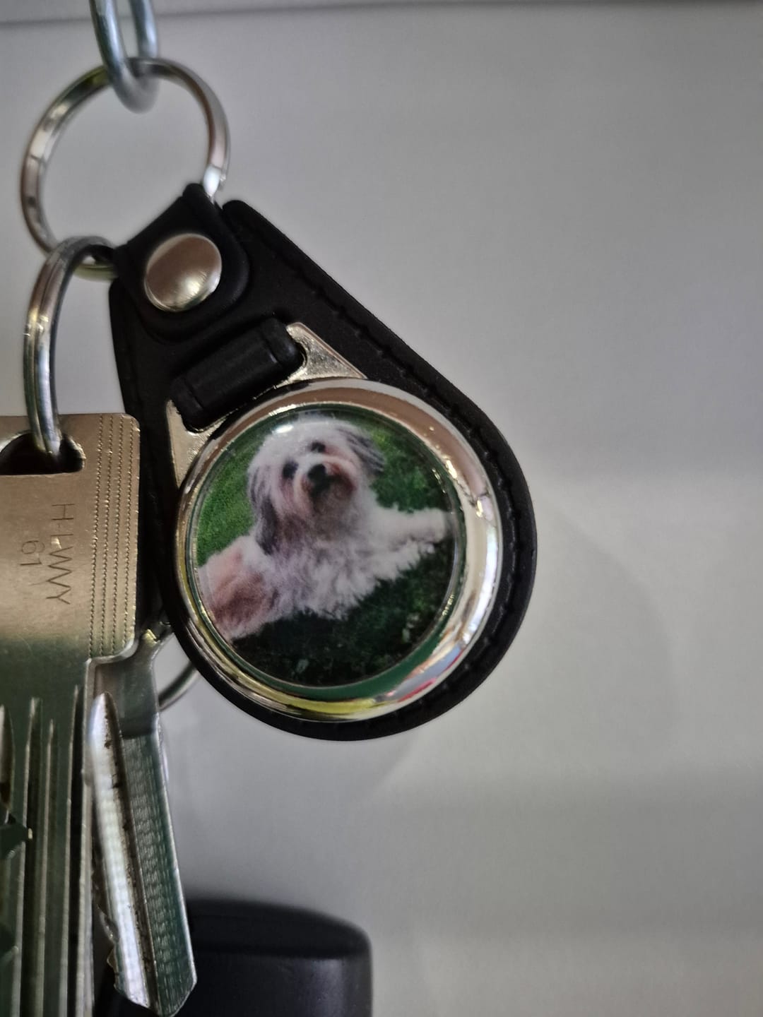 Customer photo review of Schlüsselanhänger mit Hundefoto