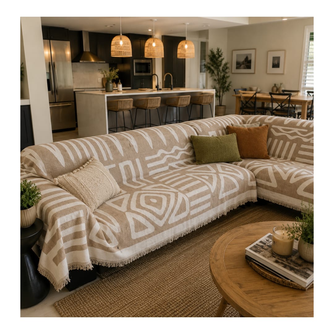 Customer photo review of Emioni™ Chenille Couch Throw