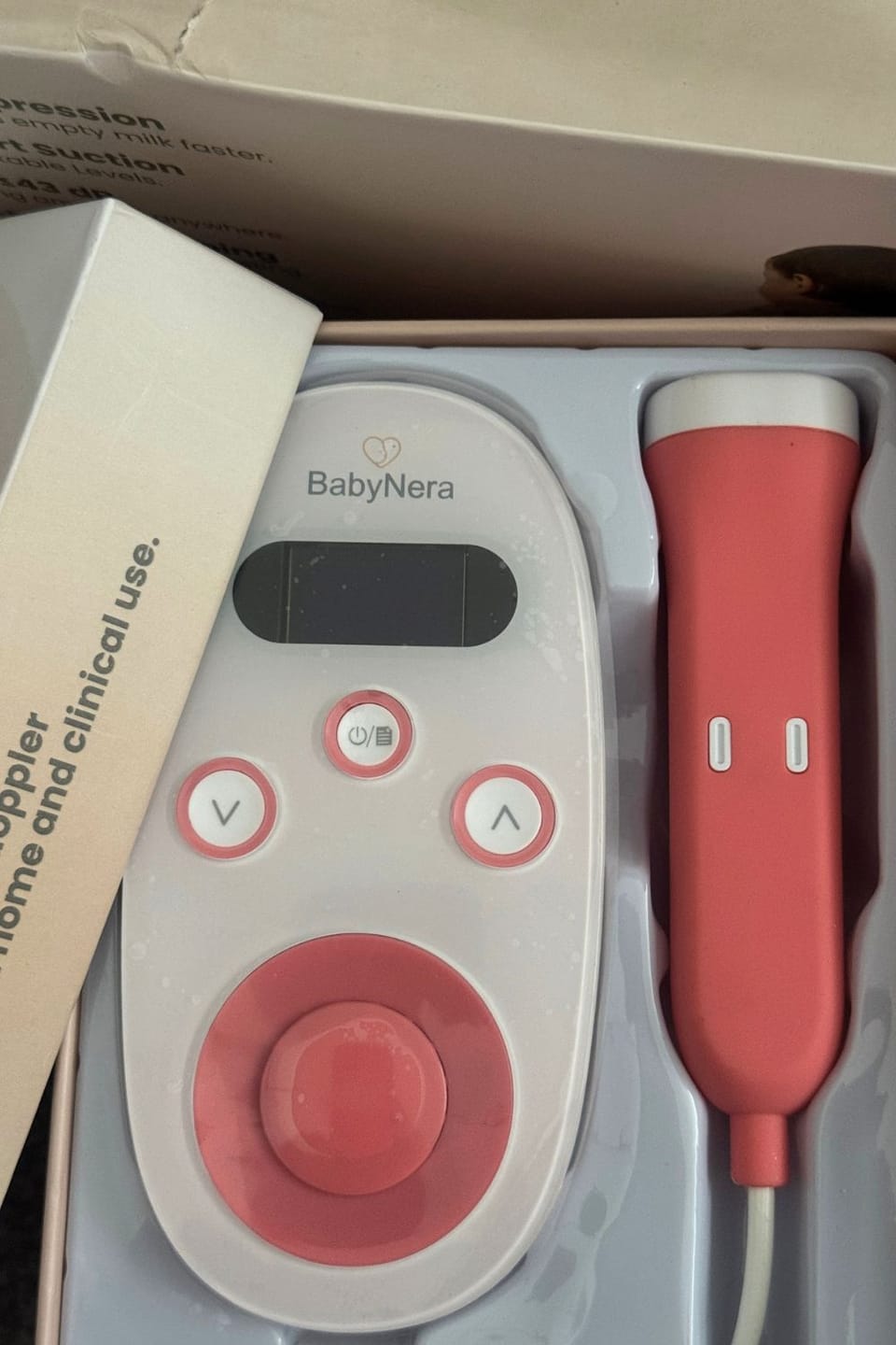 Customer photo review of BabyNera HeartEcho™ At-Home Fetal Doppler