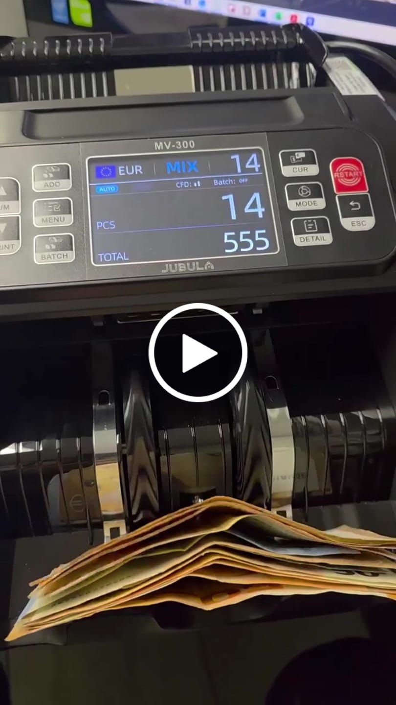 Customer video review of Jubula MV-300 Banknote Value Counter