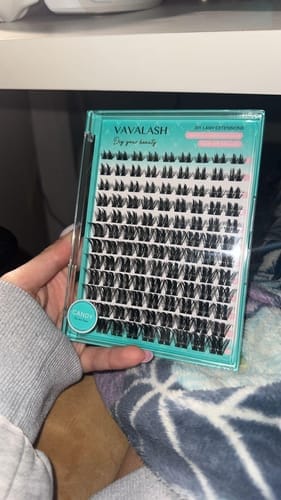 Customer photo review of CANDY Lash Clusters