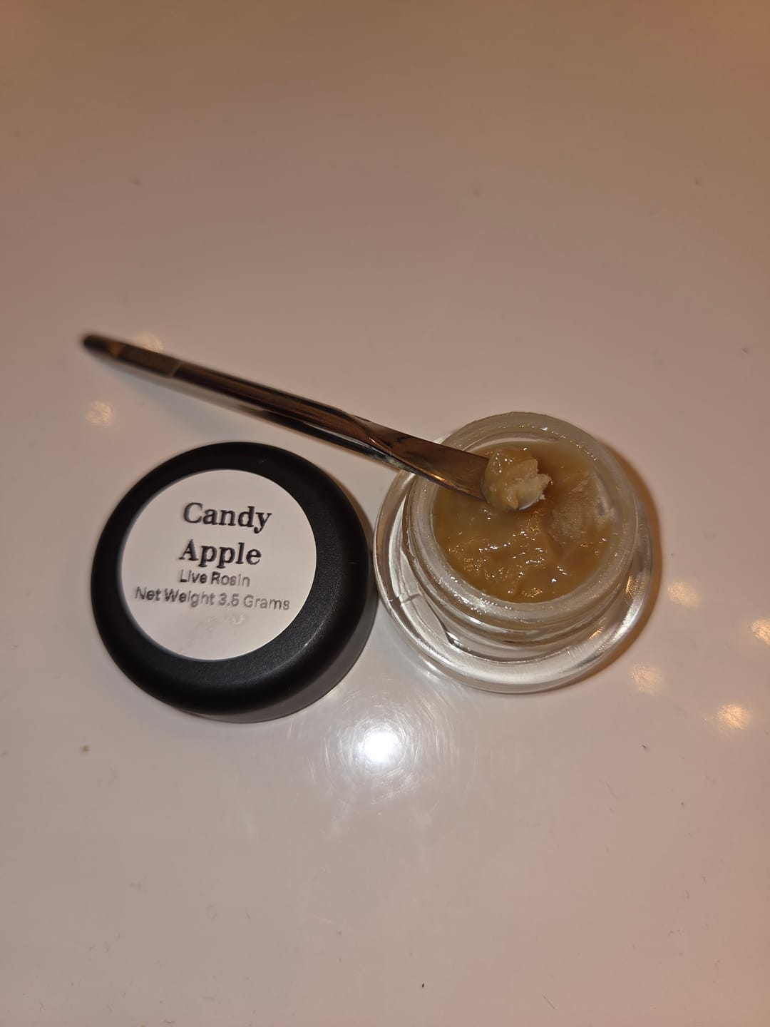 Customer photo review of Candy Apple | Live Rosin