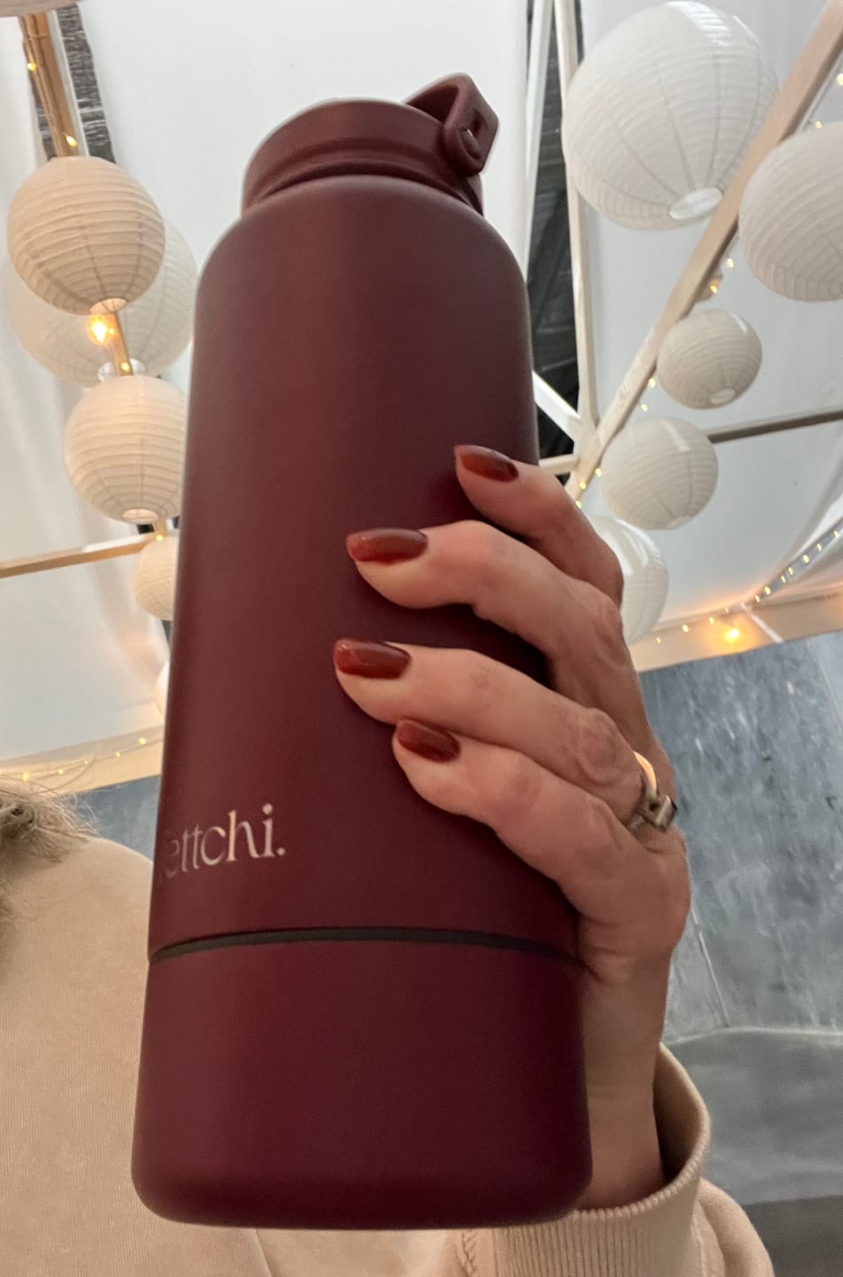 Customer photo review of The Fettchi Bottle Bordeaux