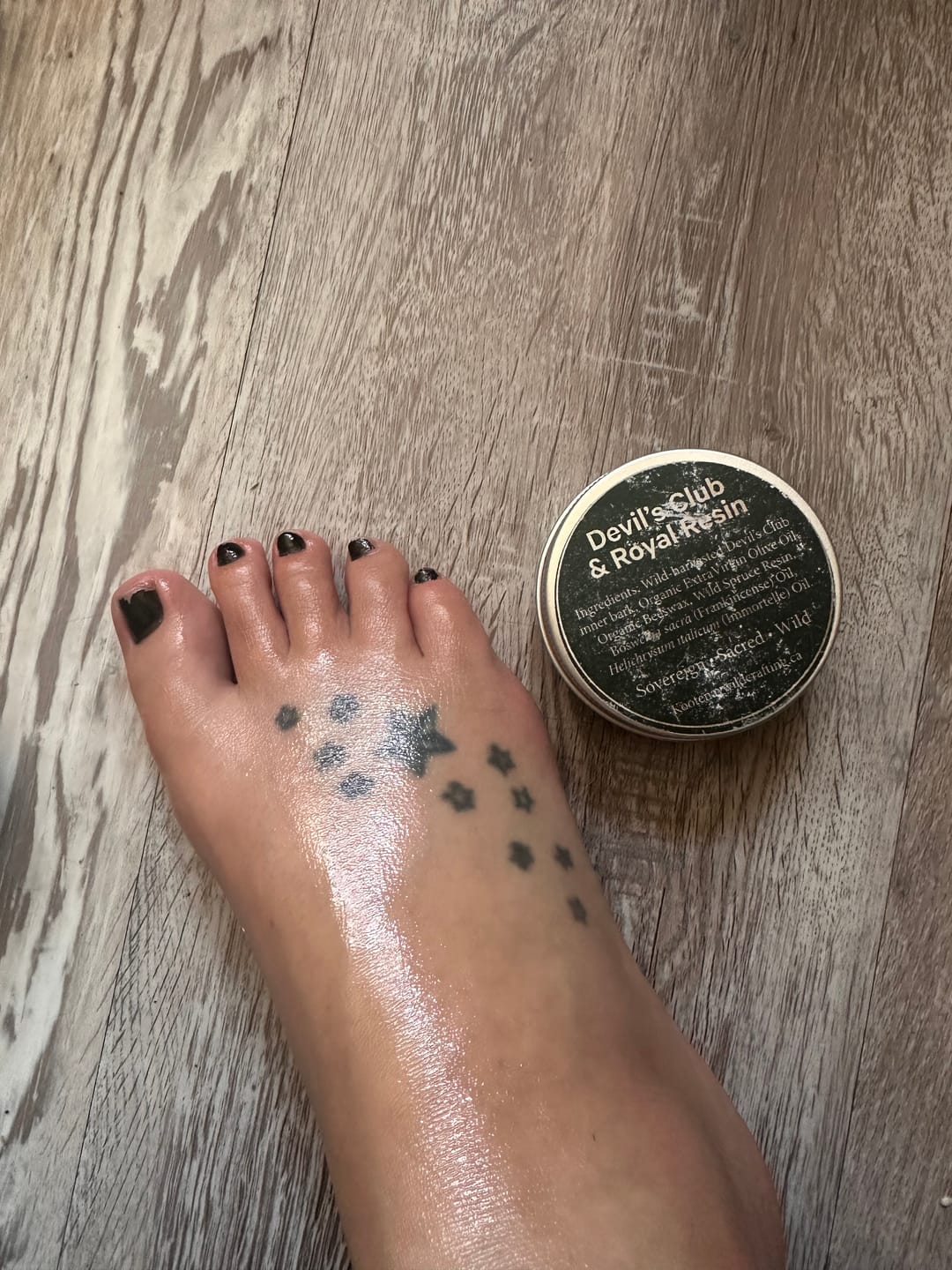 Customer photo review of The Matriarch: Nettle & Devil’s Club Balm