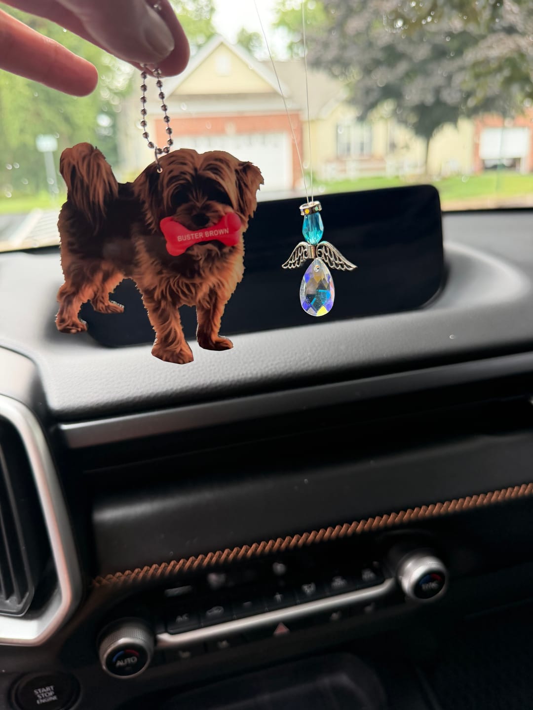 Customer photo review of DON'T CRY FOR ME I'M OK!! - UPLOAD IMAGE - PERSONALIZED KEYCHAIN