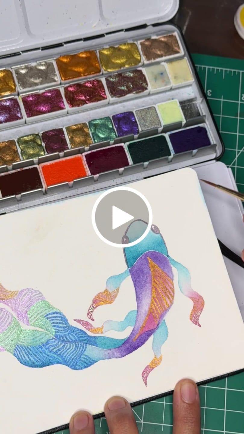 Customer video review of Skrim Bombastico Box – All 61 Watercolors in One Bundle