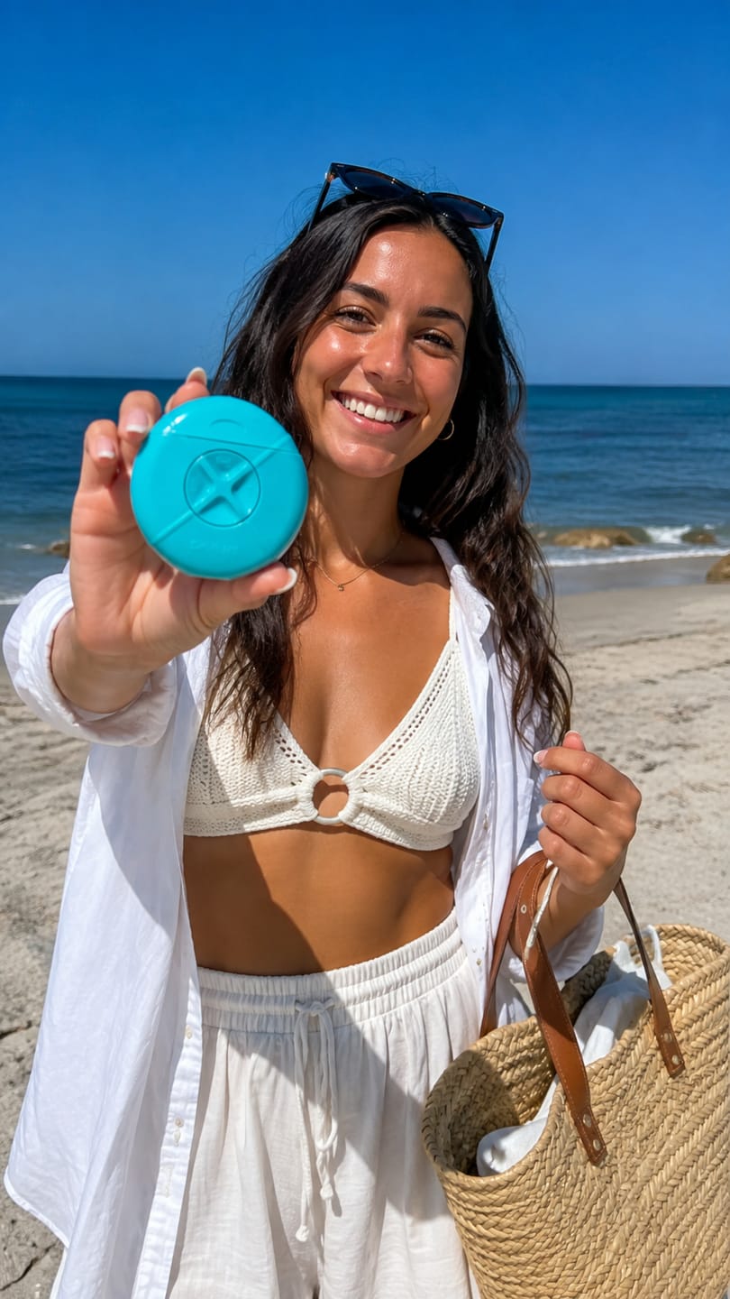 Customer photo review of Glowi - Shave. Hydrate. Refresh.