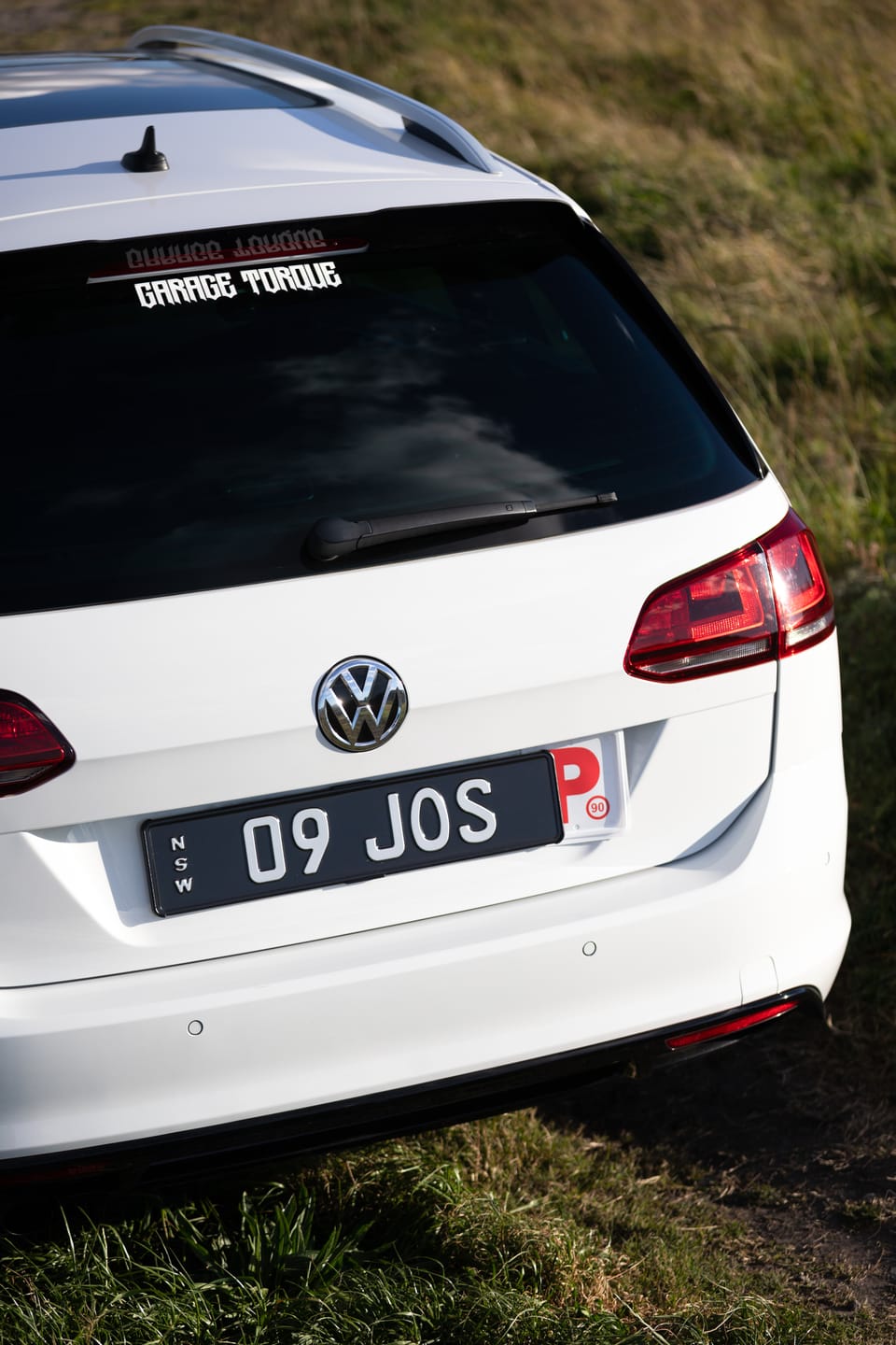 Customer photo review of MK7 Golf R Wagon Rear Spoiler Extension