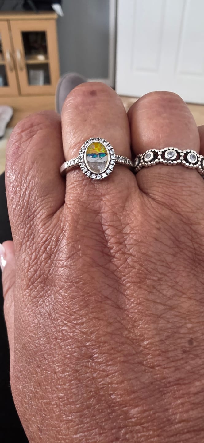 Customer photo review of Oval CZ Maria Ring
