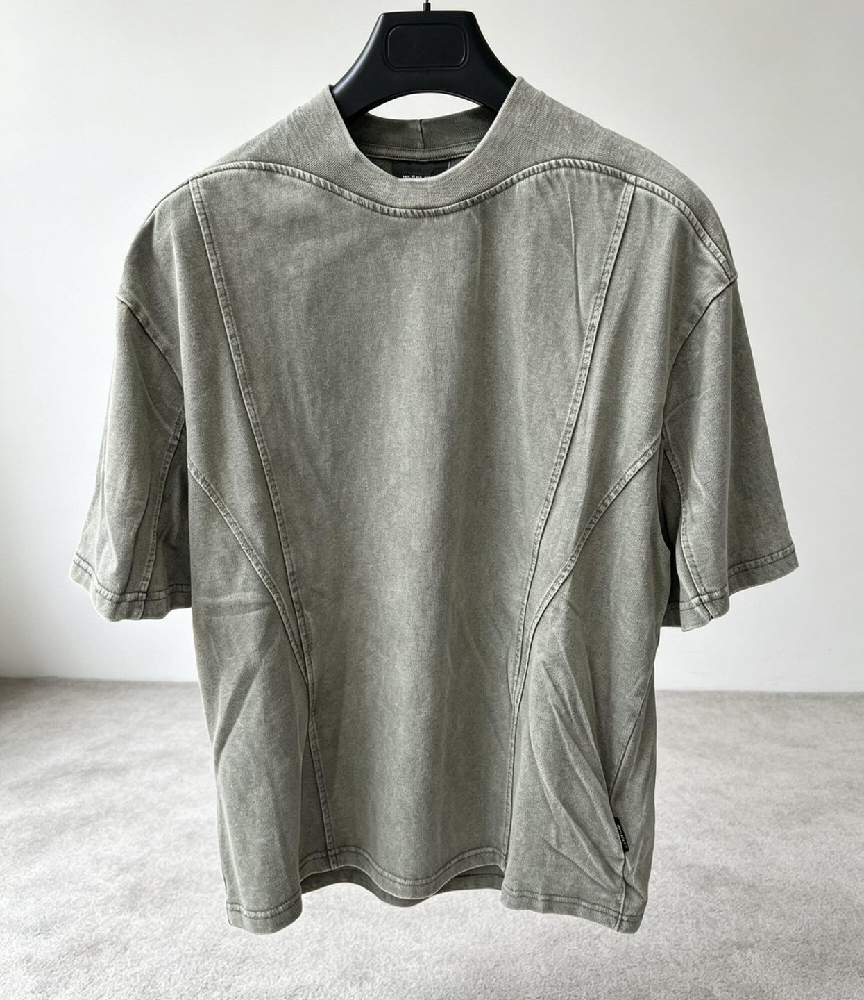 Customer photo review of Washed Distressed Patchwork Tee