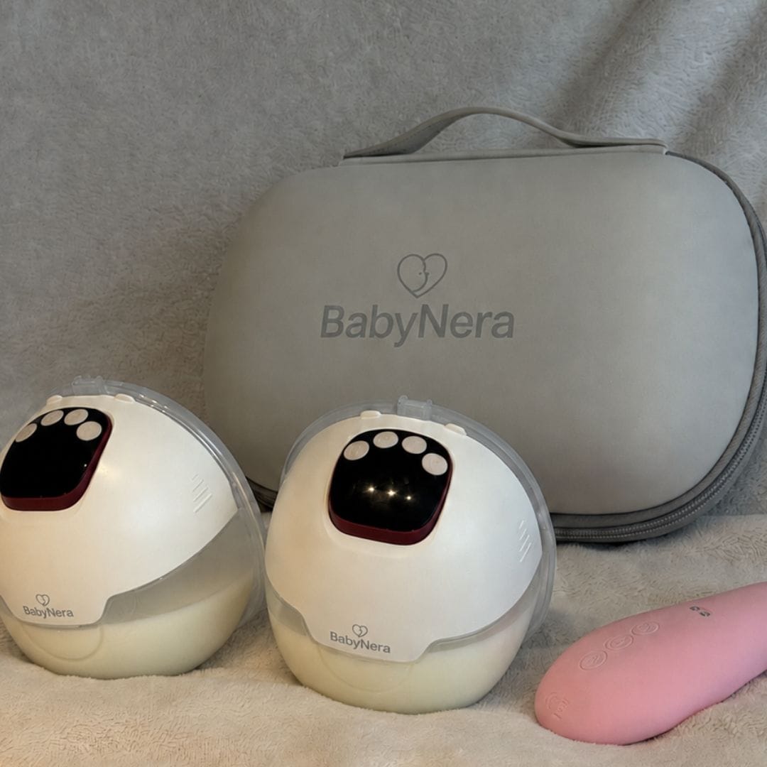 Customer photo review of BabyNera FlowEase™ Double Wearable Breast Pump