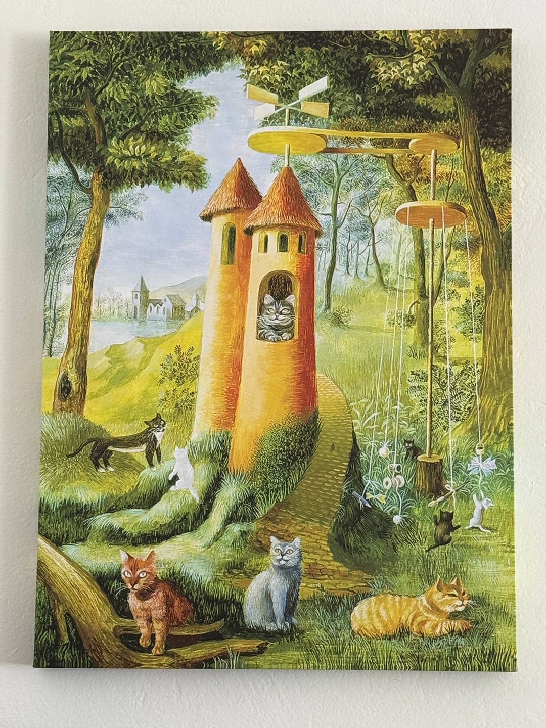 Customer photo review of El Paraíso de los Gatos (Remedios Varo)