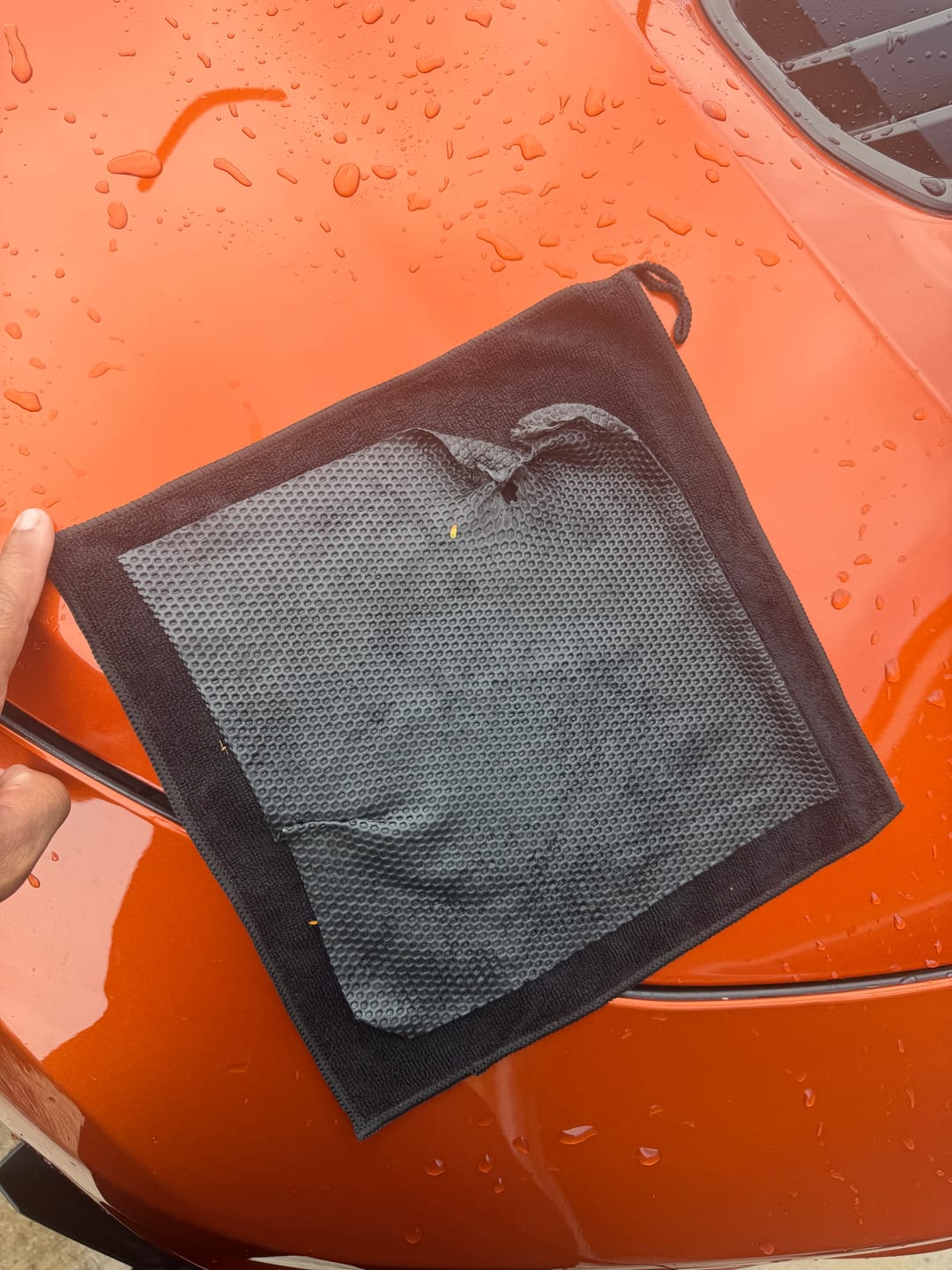 Customer photo review of BLACKLINE® SYNTHETIC CLAY TOWEL