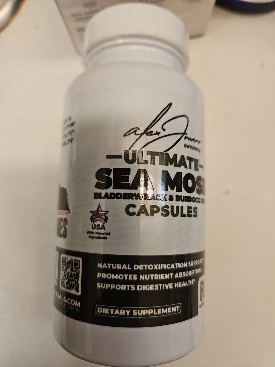 Customer photo review of 🎁 Ultimate Sea Moss Capsules With Bladderwrack & Burdock Root (60 Capsules) (30 Servings) (100% off)